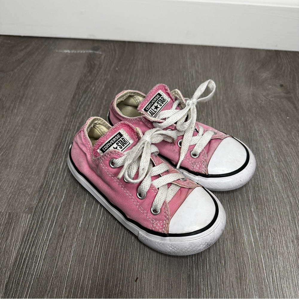Converse Kids Sneakers in Pink with White Accents
